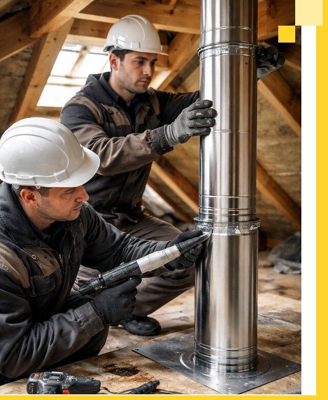 Монтаж дымоходов для каминов в Баксане с гарантией качества