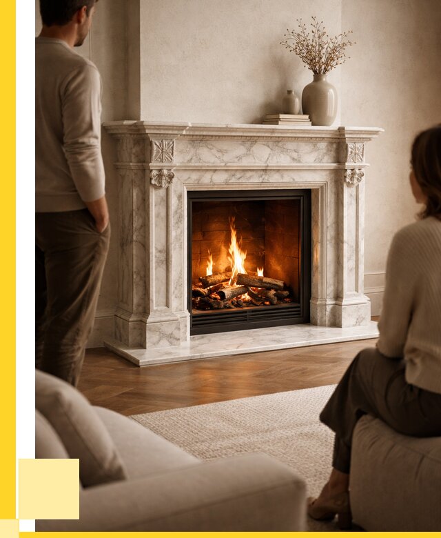 Мраморные камины под ключ в Баксане от 252550 р. | ЭриданБкс