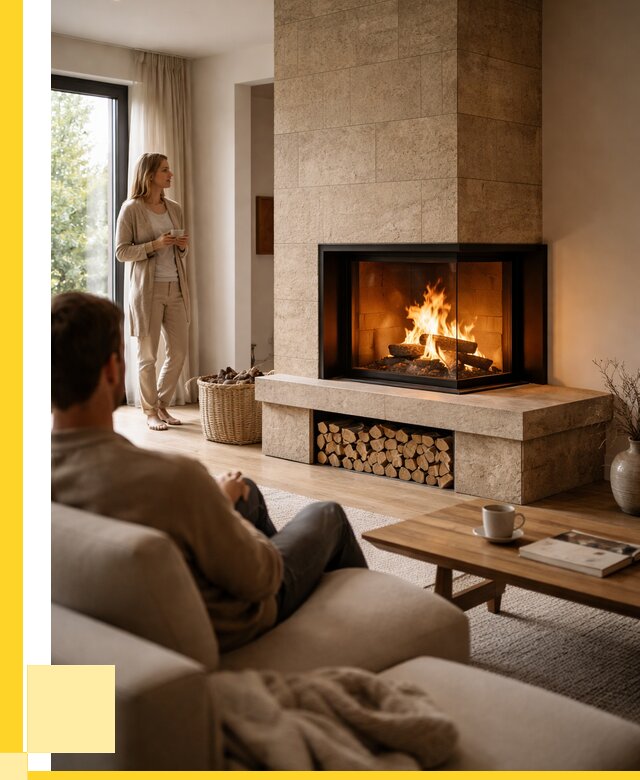 Угловые камины из кирпича установка в Баксане от 151530 р. ЭриданБкс