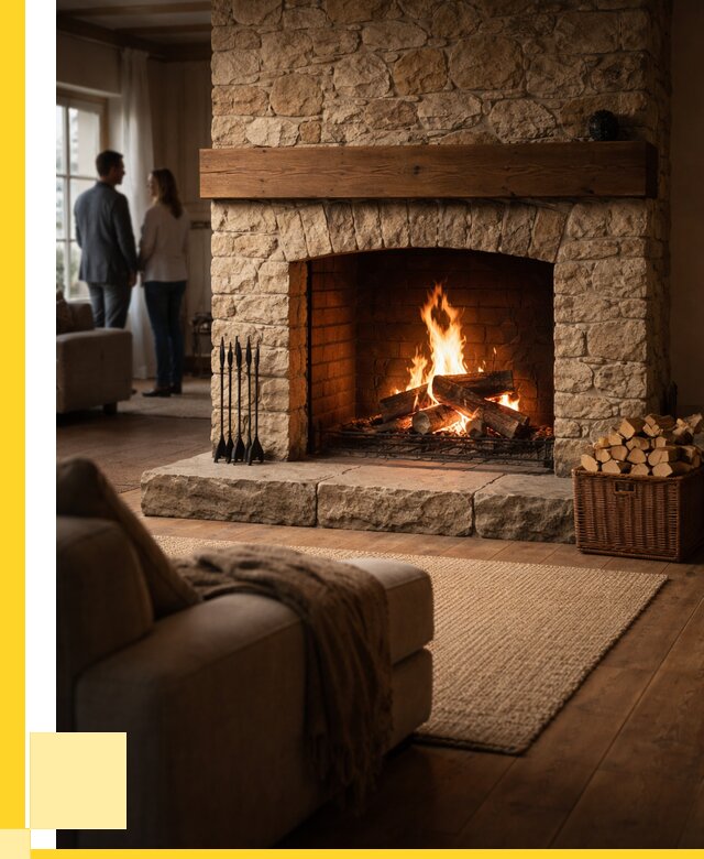 Открытые камины под ключ в Баксане от 151530 р. ЭриданБкс