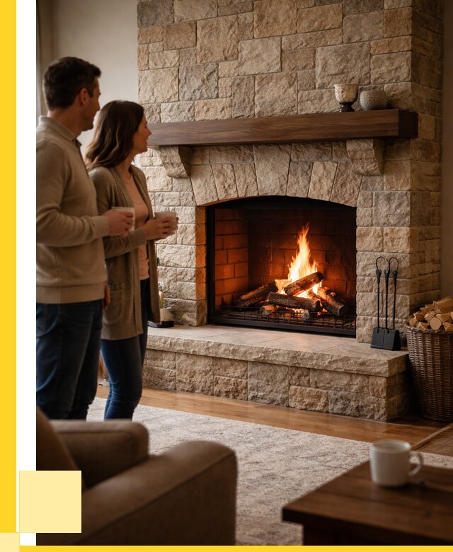 Каменные камины на заказ в Баксане от 181836 р. | ЭриданБкс