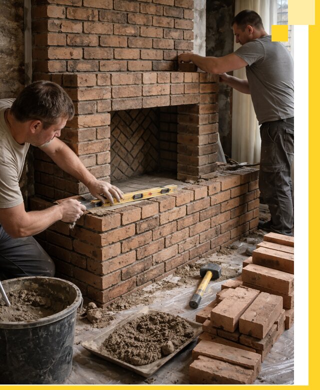 Изготовление и установка кирпичных каминов в Баксане