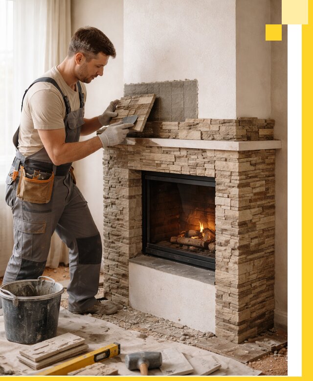 Изготовление и монтаж каминов для дома под ключ в Баксане