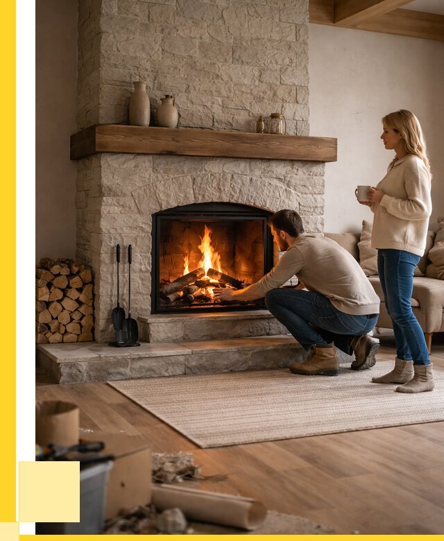 Камины для загородного дома в Баксане от 353570 р., ЭриданБкс