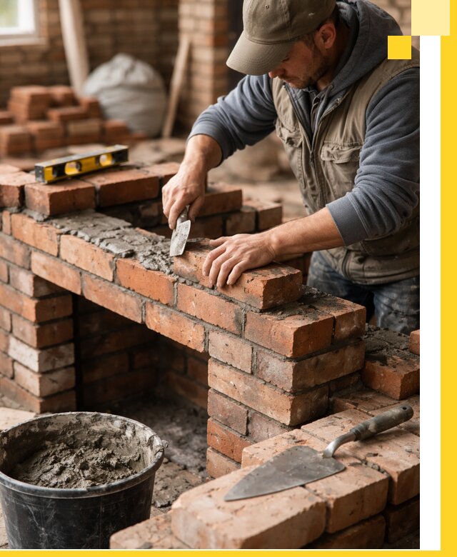 Кладка каминов под ключ в Баксане профессиональная отделка и монтаж