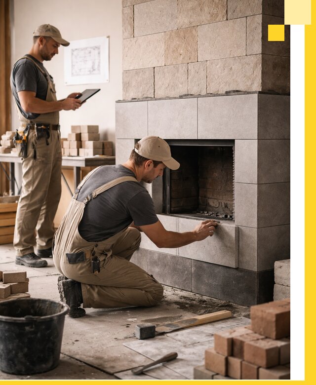 Индивидуальные проекты каминов и каминных систем в Баксане