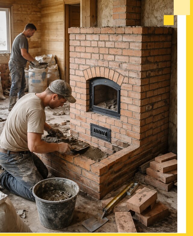Профессиональное строительство печей в Баксане под ключ
