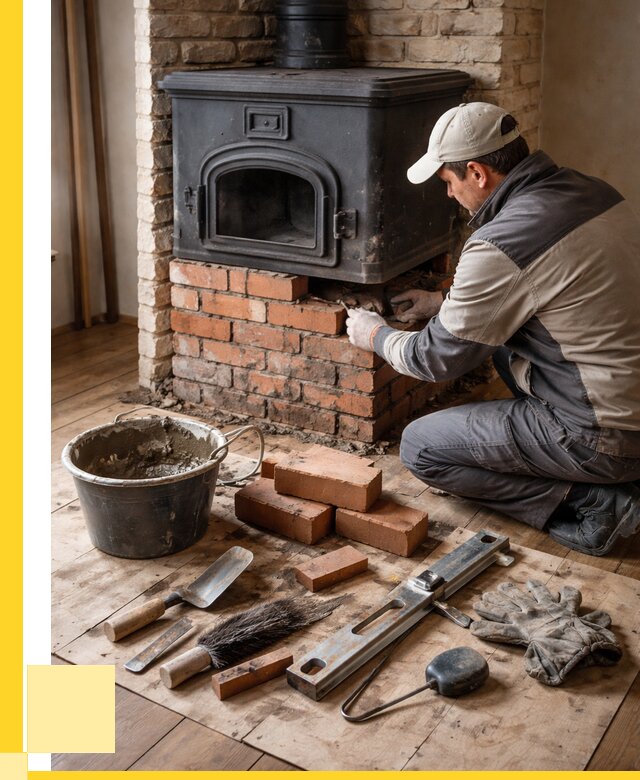 Ремонт печей в Баксане от 12122 р., услуги печника ЭриданБкс