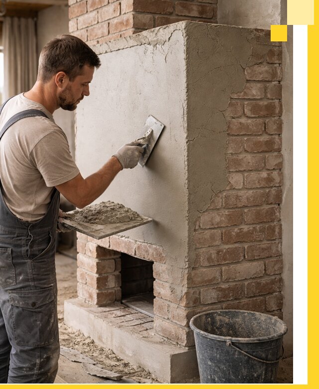 Отделка печей и облицовка каминов в Баксане под ключ