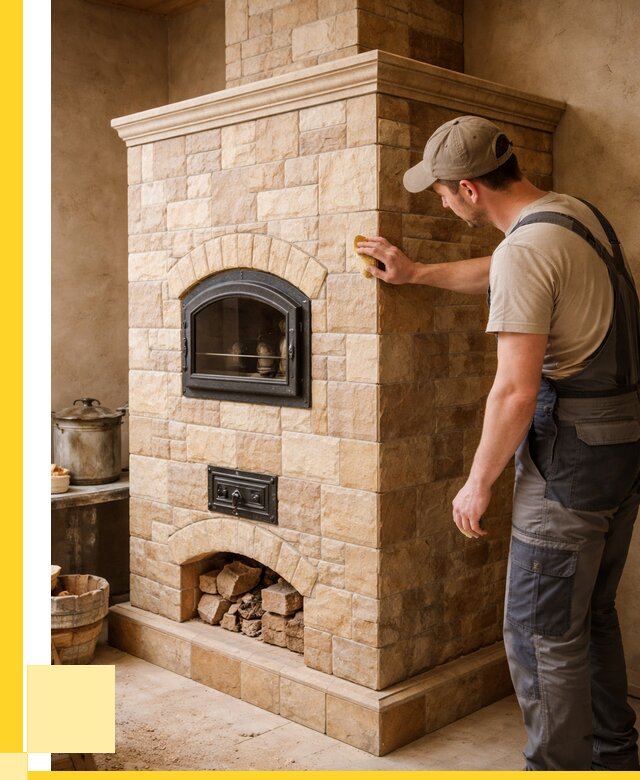 Облицовка печей в Баксане от 4546 р. под ключ | ЭриданБкс