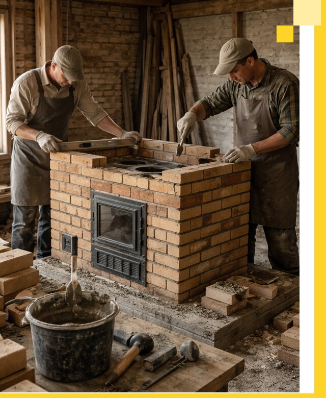 Изготовление и установка варочных печей под ключ в Баксане