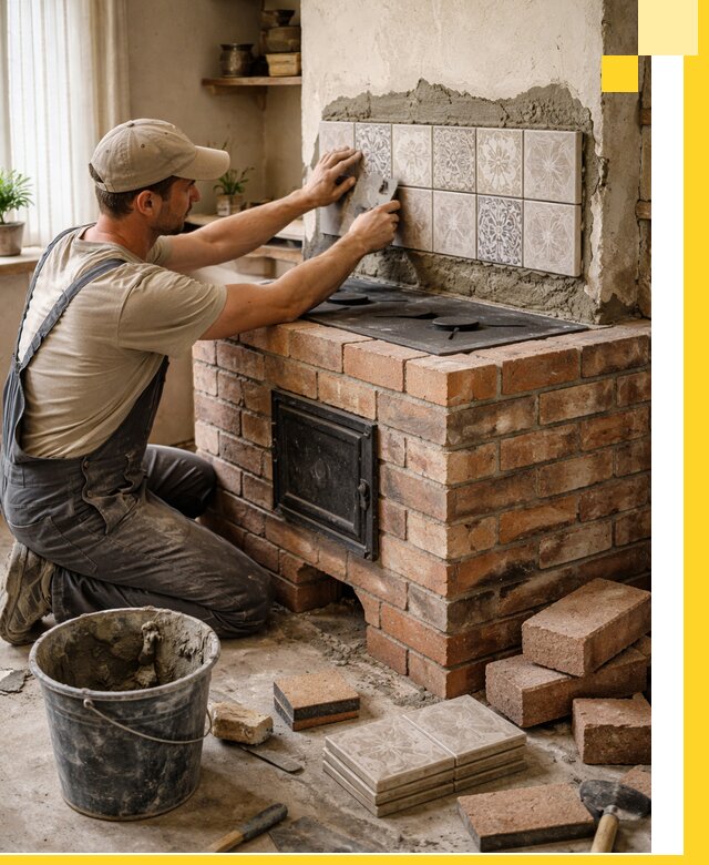 Печи с плитой на заказ монтаж гарантия и сервис в Баксане