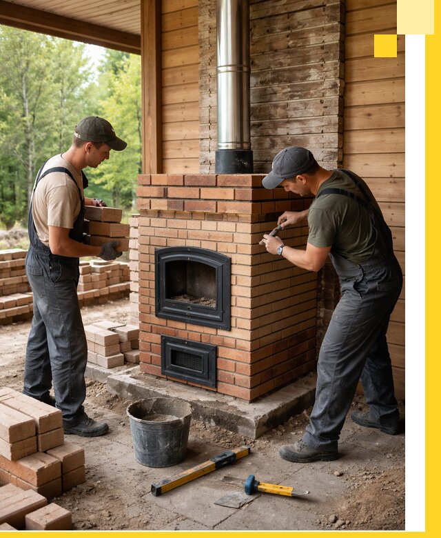Производство и установка дачных печей под ключ в Баксане