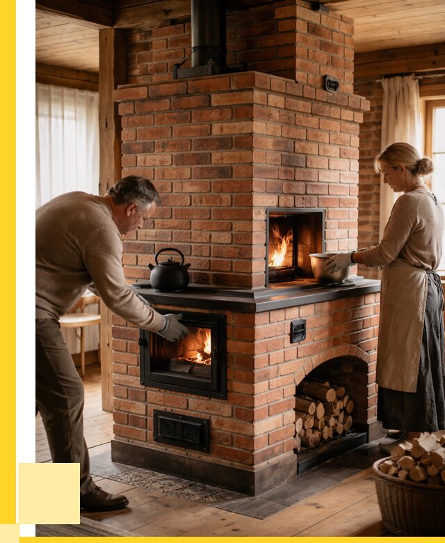 Печи для загородного дома под ключ в Баксане от 80816 р. | ЭриданБкс