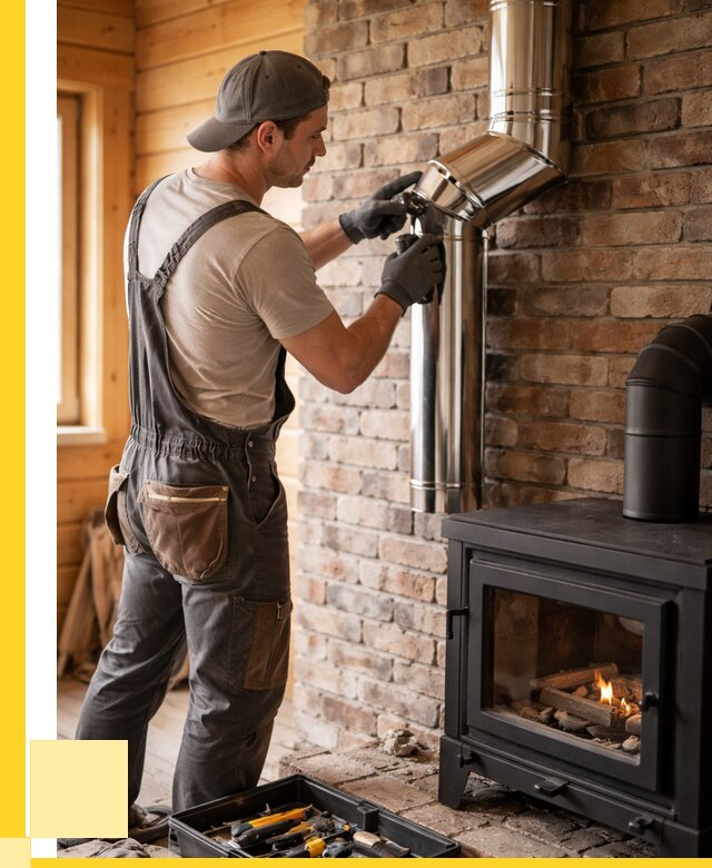 Монтаж дымоходов для печей в Баксане от 7577 р. | ЭриданБкс