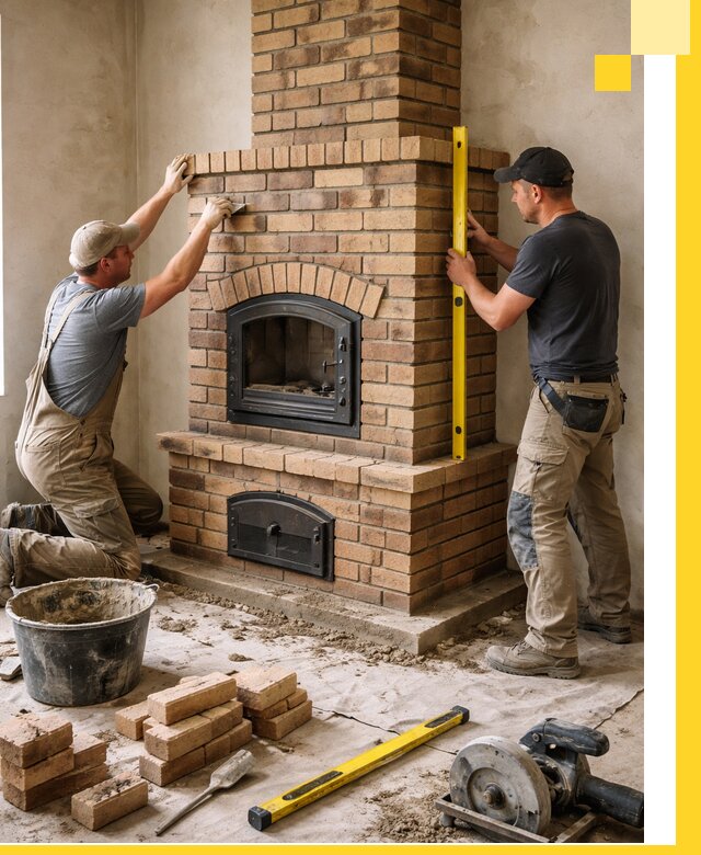 Продажа и установка печей и каминов для дома под ключ в Баксане