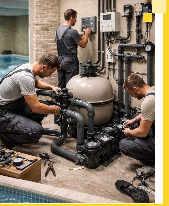 Комплексное оборудование для бассейнов под ключ в Баксане