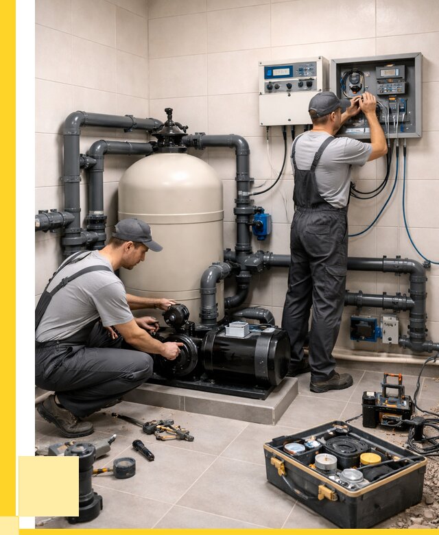 Монтаж оборудования для бассейнов в Баксане от 40408 р. | ЭриданБкс