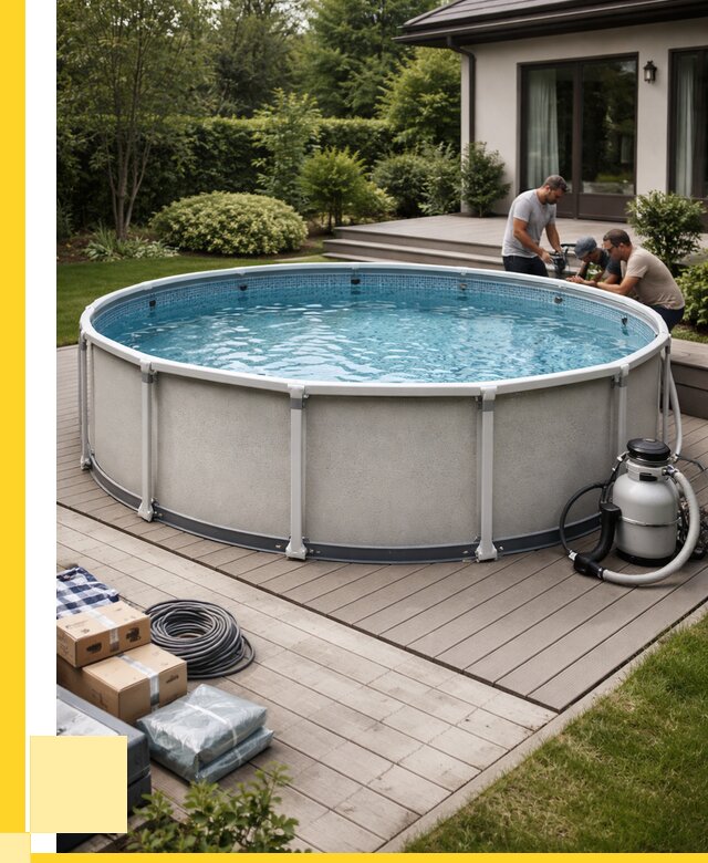 Купить каркасные бассейны в Баксане от 45459 р. | ЭриданБкс