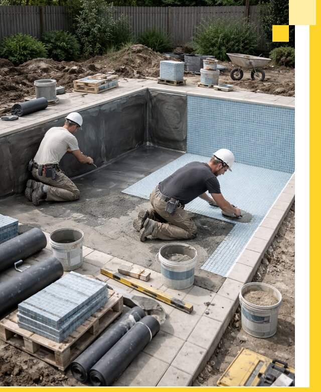 Проектирование и строительство стационарных бассейнов в Баксане