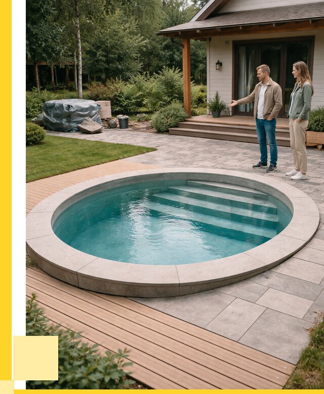 Бассейн на даче под ключ в Баксане от 202040 р., ЭриданБкс