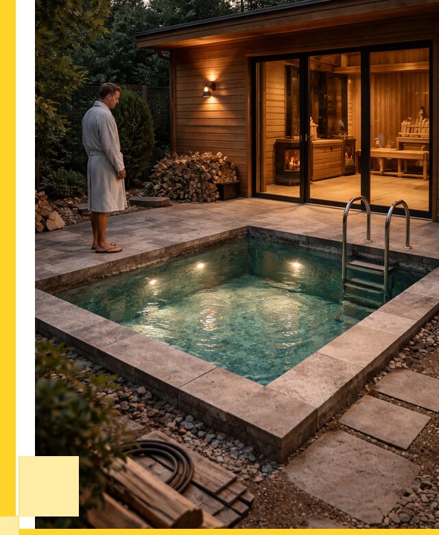 Бани с бассейном под ключ в Баксане от 95969 р. | ЭриданБкс