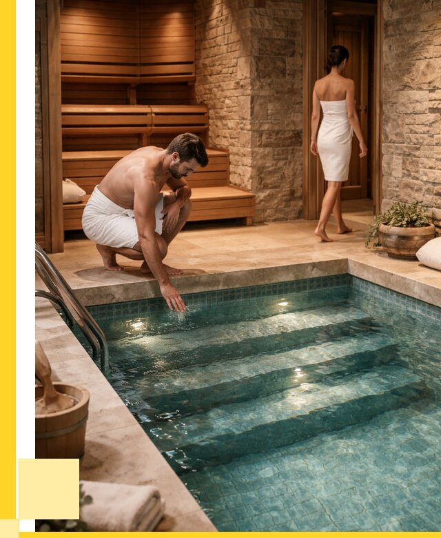 Сауна с бассейном под ключ в Баксане от 121224 р., ЭриданБкс