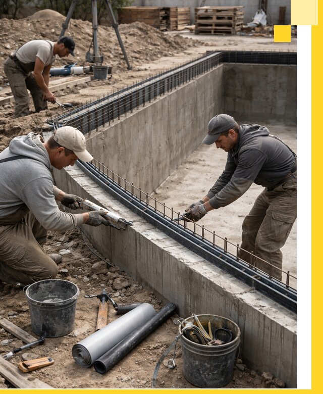 Качественный монтаж чаши бассейна в Баксане под ключ с гарантией