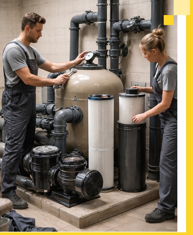 Фильтры и системы фильтрации для бассейнов в Баксане