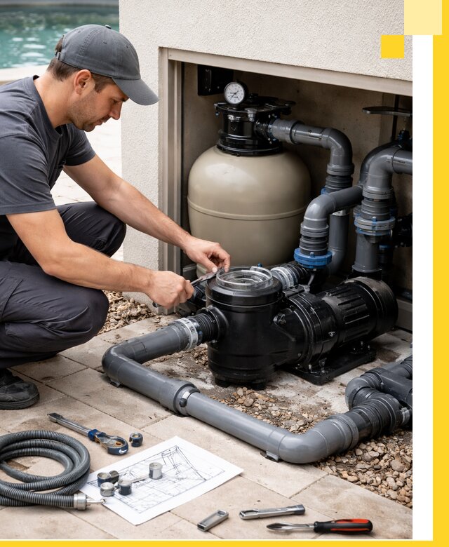 Поставка, монтаж и сервис насосов для бассейнов в Баксане