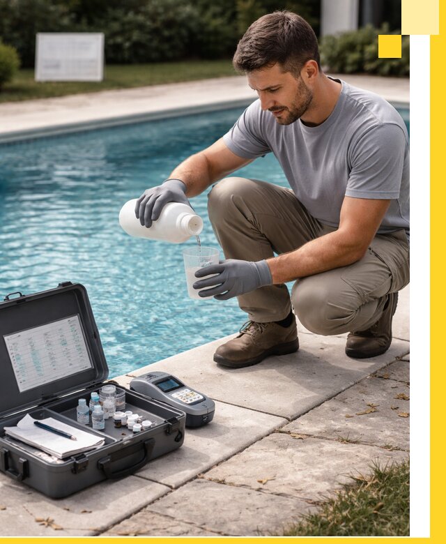 Профессиональная дезинфекция воды в бассейне в Баксане