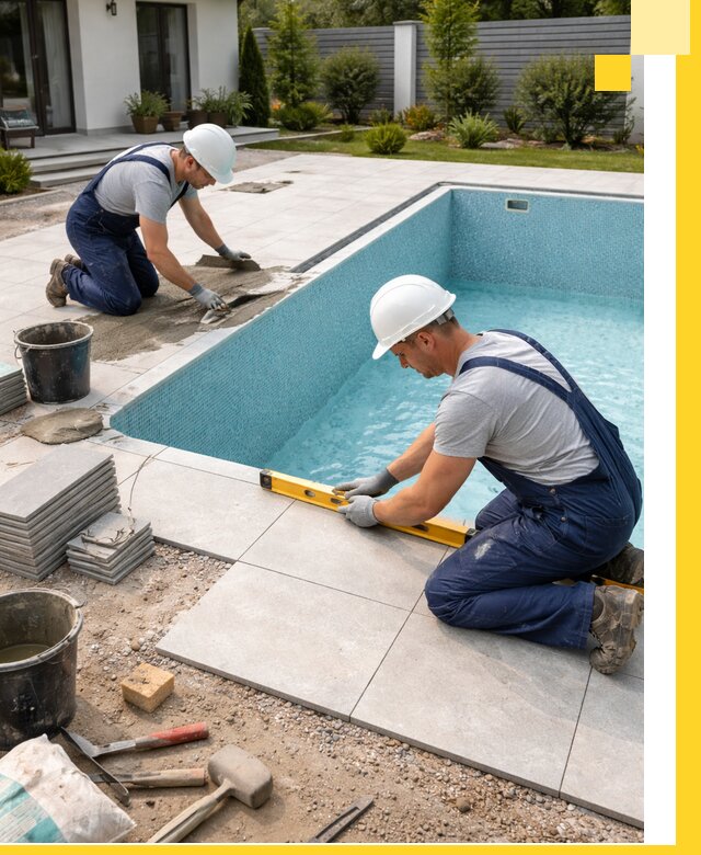 Строительство и монтаж плавательных бассейнов под ключ в Баксане