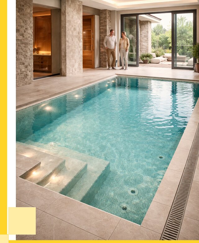 Бассейн во дворе в Баксане: проект, отделка от 1212240 р. | ЭриданБкс