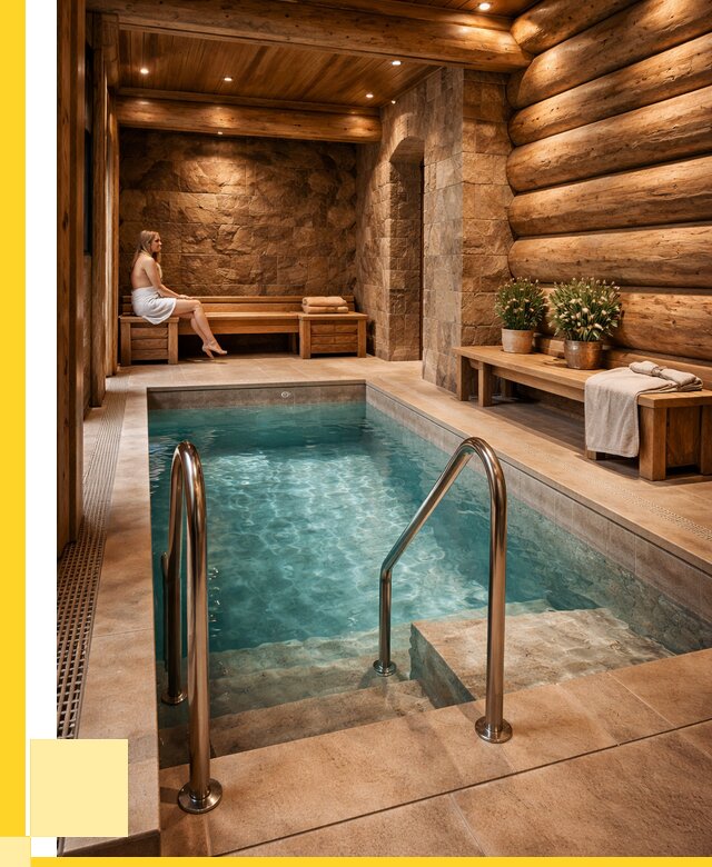 Аренда бани с бассейном в Баксане от 1515300 р. | ЭриданБкс