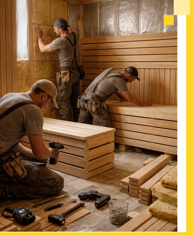 Профессиональное строительство саун под ключ в Баксане