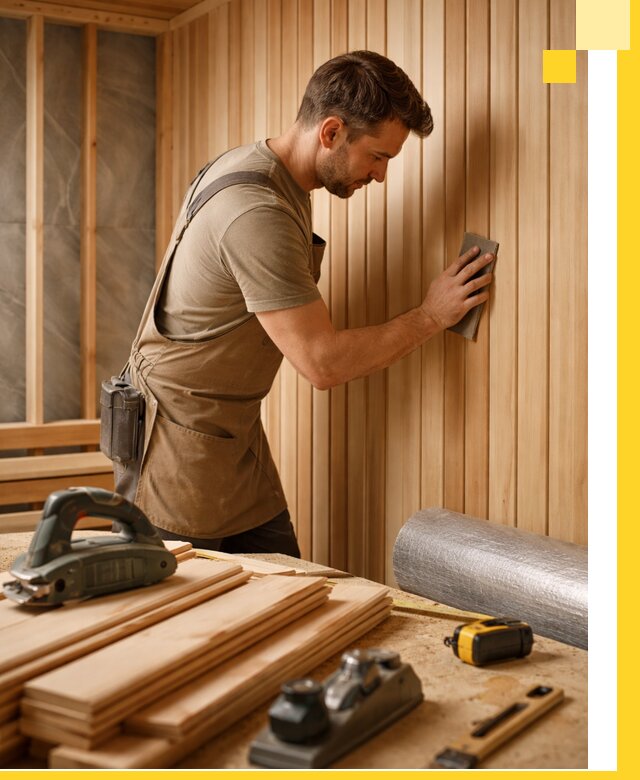 Профессиональная отделка саун и парных под ключ в Баксане