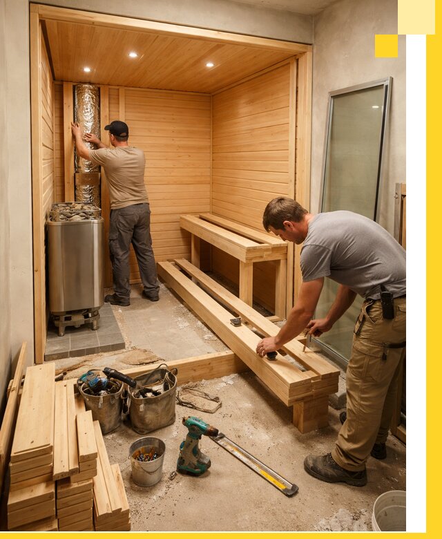 Проектирование и установка домашних саун под ключ в Баксане