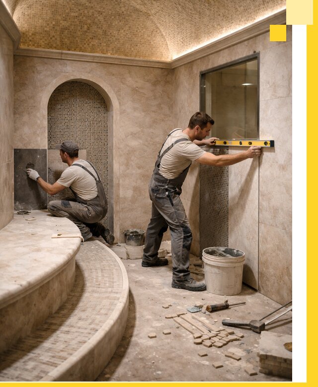 Проектирование и строительство саун с хамамом под ключ в Баксане