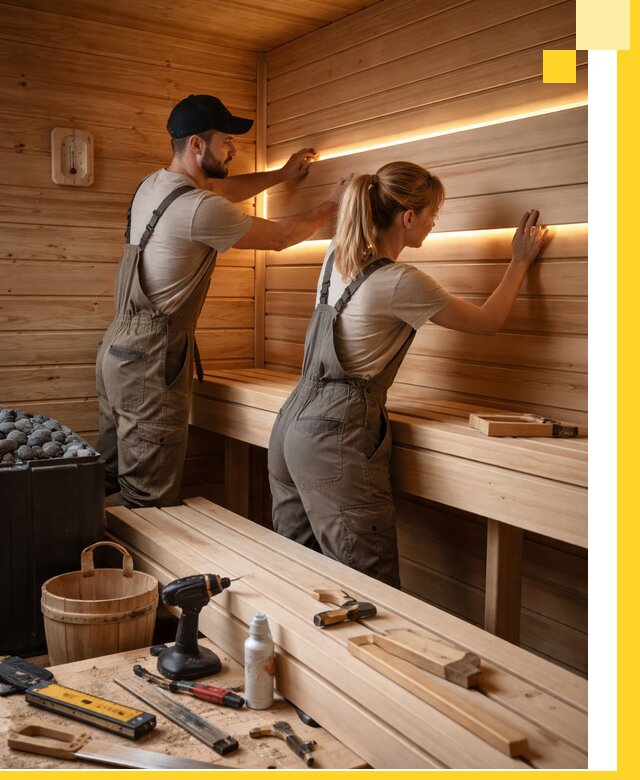 Дизайн саун и бань под ключ с индивидуальным проектом в Баксане