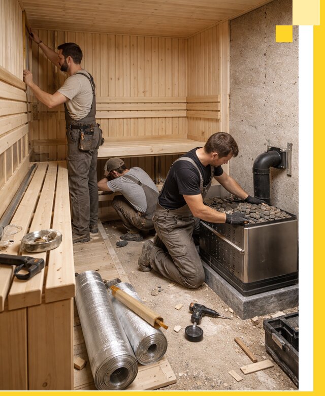 Индивидуальные сауны на заказ в Баксане под ключ, проект и монтаж