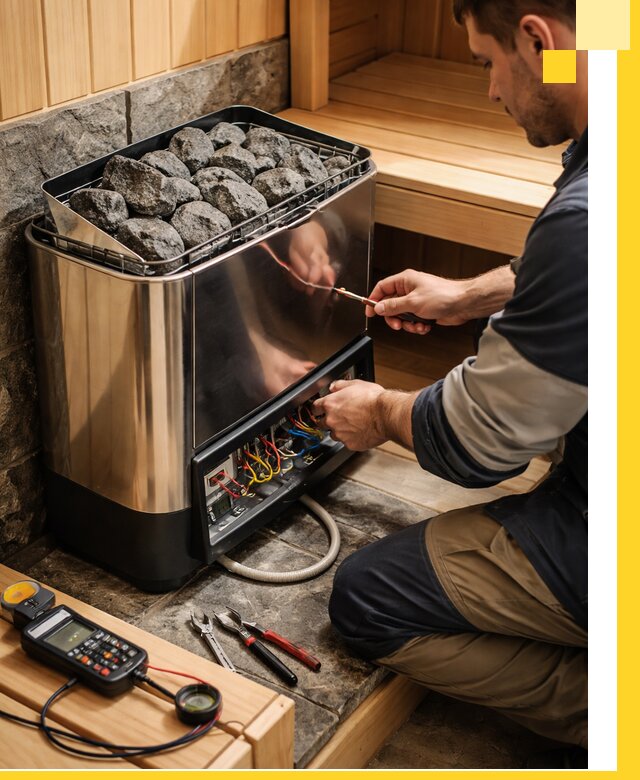 Продажа и установка электрокаменок для саун в Баксане