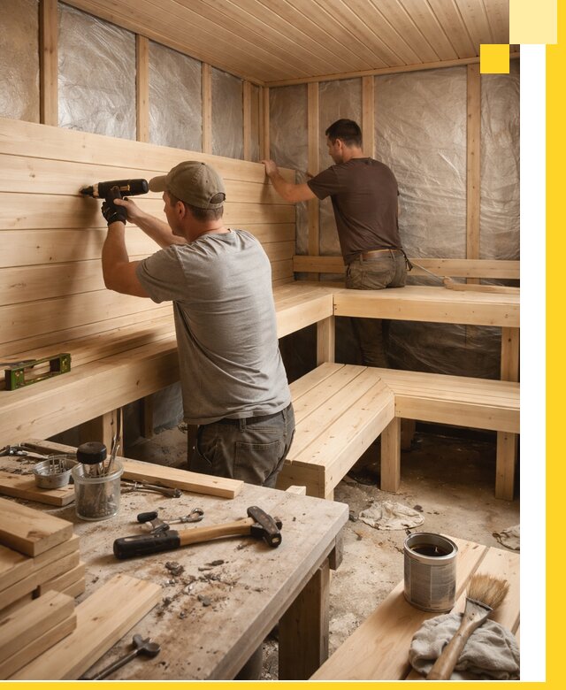 Профессиональная отделка бань и саун под ключ в Баксане