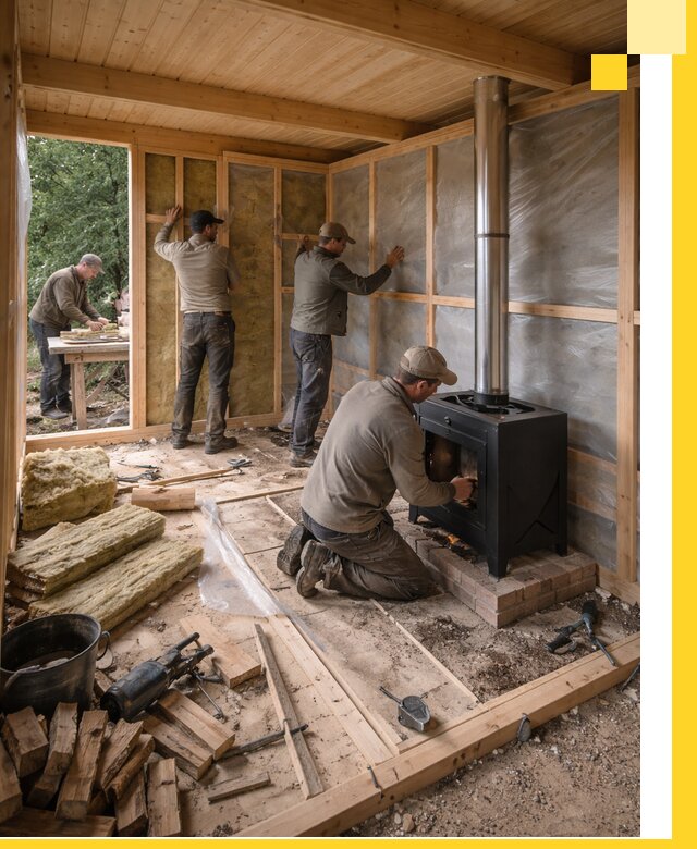 Профессиональный монтаж бань под ключ в Баксане для дома