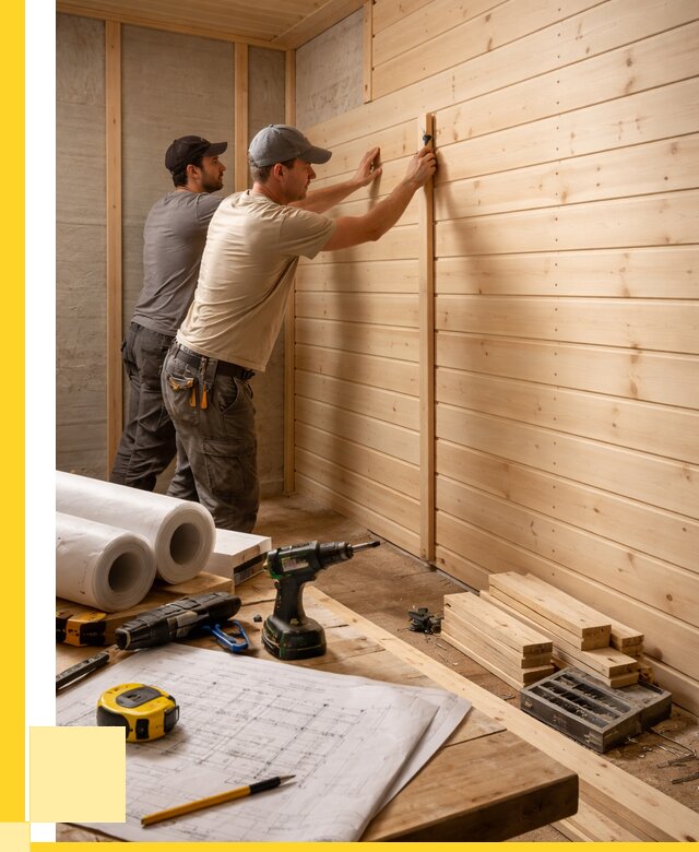 Обшивка бани вагонкой в Баксане от 1212 р., ЭриданБкс