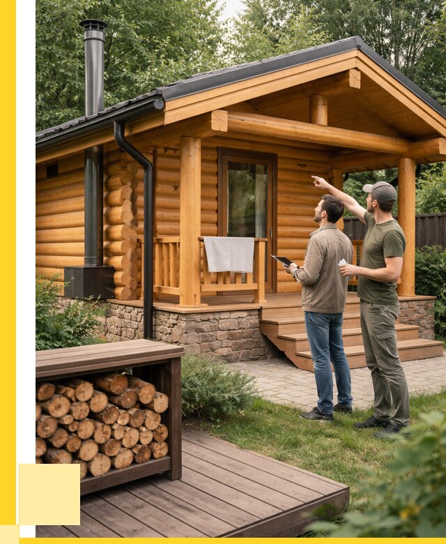 Бани для дачи под ключ в Баксане от 252550 р. | ЭриданБкс