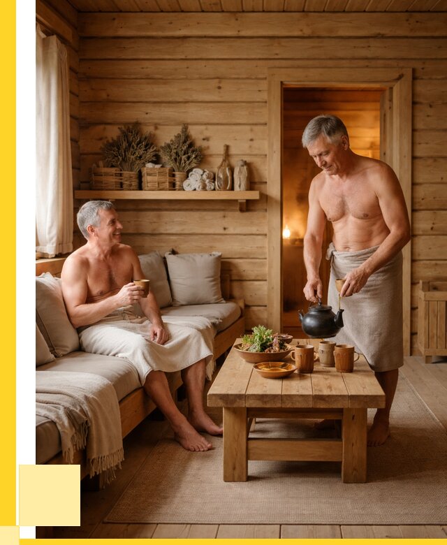 Бани с комнатой отдыха под ключ в Баксане от 454590 р. | ЭриданБкс