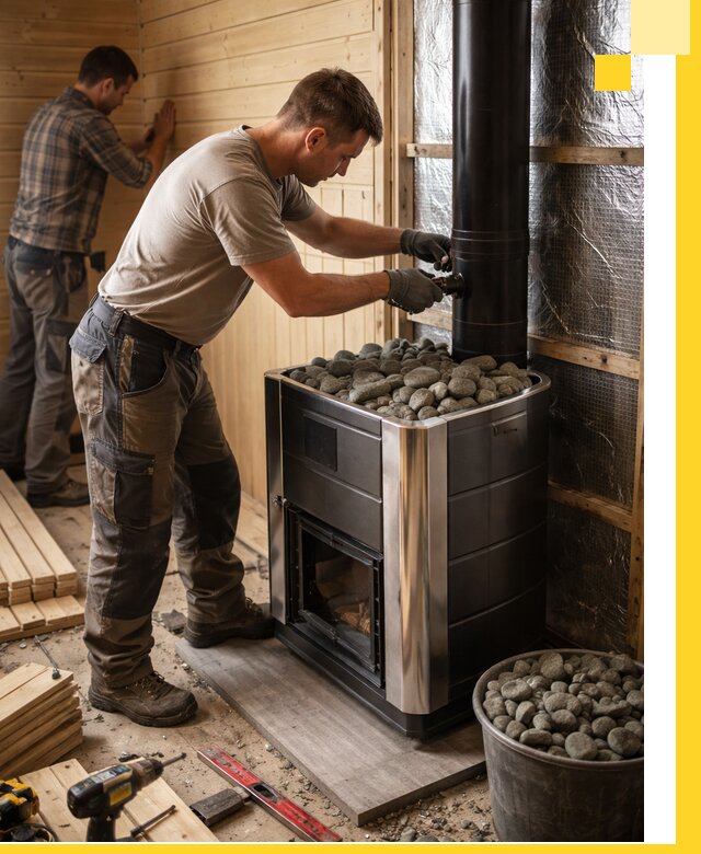 Проектирование и строительство парилок для бани в Баксане под ключ