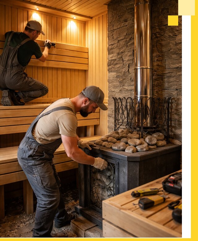 Комплексный дизайн бань, саун и зон отдыха в Баксане