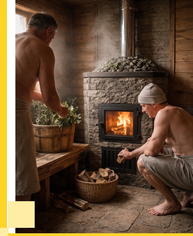 Банные печи под ключ в Баксане от 45459 р. | ЭриданБкс кирпичная