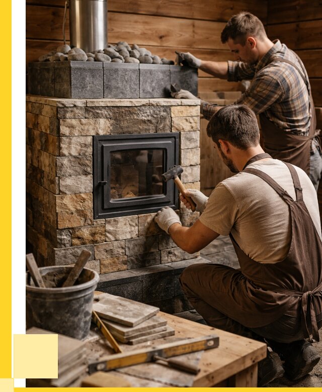 Облицовка банной печи в Баксане от 15153 р. | ЭриданБкс